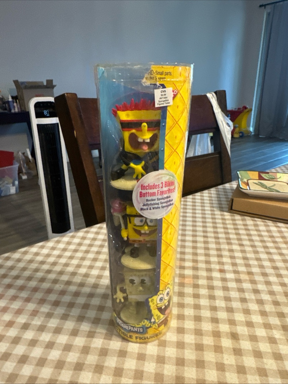 SpongeBob SquarePants Yellow 3-Pack Stackable Figure Set
